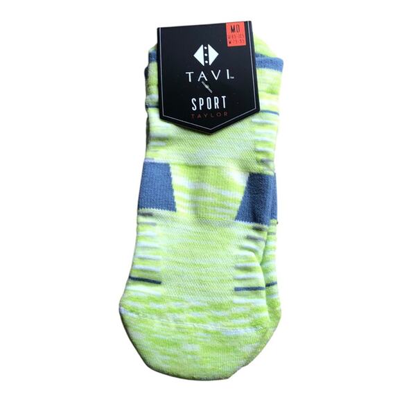 3 Pair Tavi Sport Socks Parker Citrus Taylor Salt Taylor Bright Size Medium NIP - Picture 3 of 11